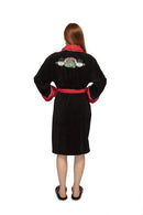 Adult friends bathrobe