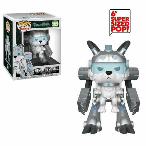 Rick and Morty Exoskeleton Snowball in Mech Suit POP Vinyl