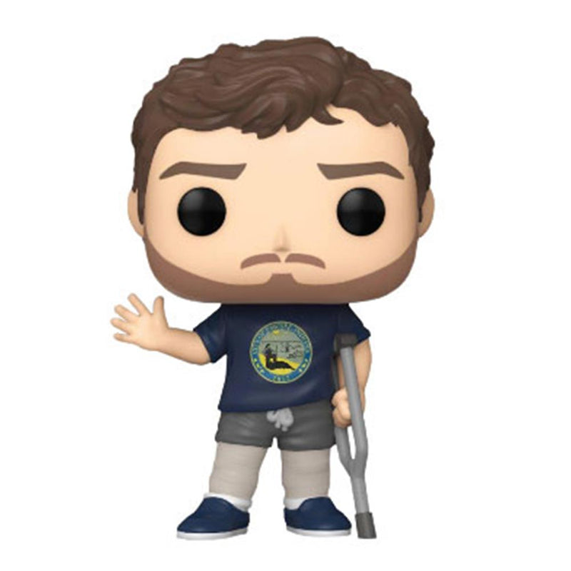 Parks Andy with Leg Cast Funko POP