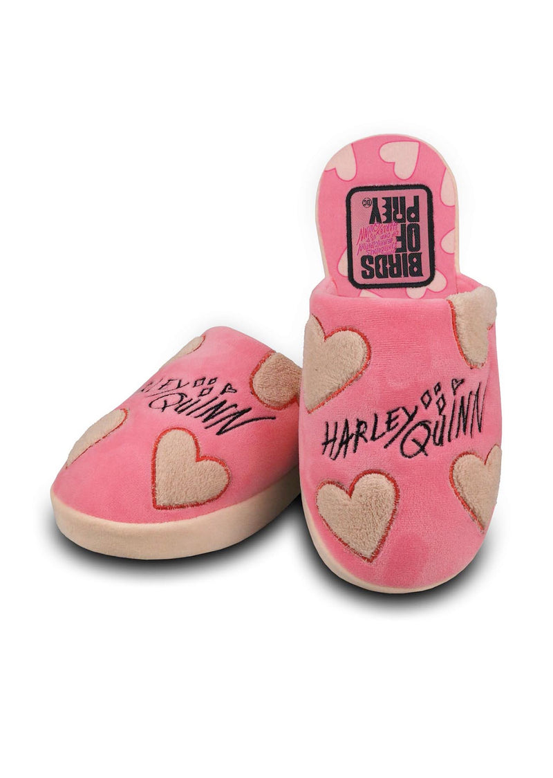 Ladies Pink Harley Quinn Slippers