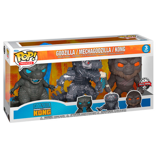 Godzilla Vs Kong Funko POP 3 Pack