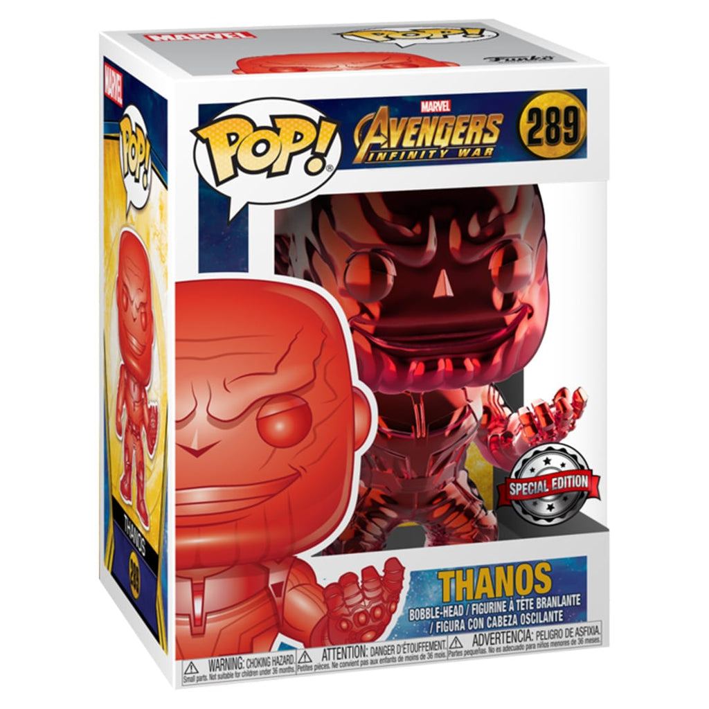 Walmart Thanos Funko Pop Chrome Funko Pop Marvel Infinity War