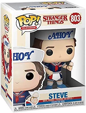 stranger things steve with hat and ice cream pop