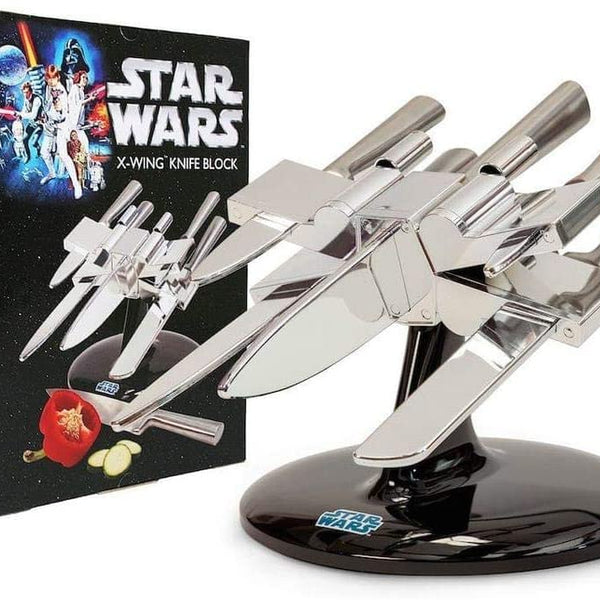 Star Wars X-Wing Knife Block - Kitchenware for Star Wars Fans - Includes 5  Knives